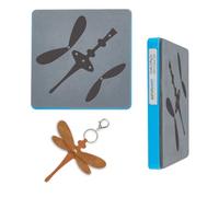 SUPERDANT Dragonfly Shape Leather Cutting Dies Leather Earrings Wooden Die Cutter Vintage Dragonfly Decorations Dies Leathers Dies for DIY Art Crafts for Bag Clothes Pendant Making