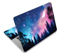 SUPERDANT Forest Laptop Skin Night Starry Sky Laptop Sticker PVC Computer Stickers Dustproof Waterproof Art Decal Protector 12" 13" 13.3" 14" 15" 15.4" 15.6" Notebook Art Decal