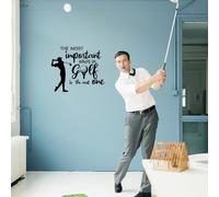 SUPERDANT Golf Wall Stickers Inspirational Quotes Wall Sticker Play Golf Large Sports Room Kid's Room Bedroom Wall Decor Golfer Gift 60×35CM Wall Sticker Vinyl Transfer