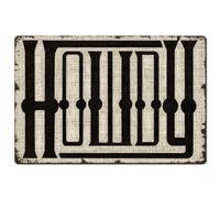 SUPERDANT Howdy Tin Signs Funky Metal Sign Western Modern Iron Wall Decor Southwestern Country Ranch Retro Poster for Living Room Bedroom Bars Pubs Home Decorative Plaque Garage Man Cave Decoration