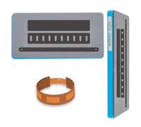 SUPERDANT Interlaced Bracelet Leather Braided Bracelet Cutting Dies Women Men Bracelet Cuff Bangle Bracelet Die Cuts DIY Cutting Jewelry Strip Cutting Punching Die Cutter for DIY Crafts