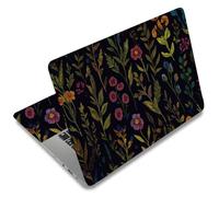 SUPERDANT Laptop Notebook Skin Sticker Cover Decal Laptop Protector Notebook PC Computer Art Protector Universal Notebooks Art Decal Fits 12" 13" 13.3" 14" 15" 15.4" 15.6 inch Embroidery Flowers