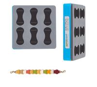 SUPERDANT Leather Bracelets Cutting Dies Cross Chain Buckle Chain Bracelet Leather Die Cutter Machine Craft Punch Tool for Woman Wristband Jewelry Making DIY Wooden Dies Gifts for Crafters