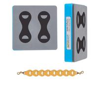 SUPERDANT Leather Bracelets Cutting Dies Lamp Shape Chain Bracelet Leather Die Cutter Machine Craft Punch Tool for Wristband Jewelry Making DIY Wooden Dies Gifts for Crafters