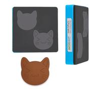 SUPERDANT Leather Cat Bookmark Cutting Dies Cute Cat Corner Page Corner Die Cuts Tag Label Card Wooden Die Cutter DIY Leather Craft Animal Bookmarks for Women Kids Girl Bookworm Book Lovers Gift