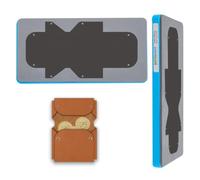 SUPERDANT Leather Coin Purse Cutting Dies Leather Simple Wooden Die Cutter Vintage Coin Bag Dies Leather Dies for DIY Art Crafts Die Cutter for Home Leather Card Case Making