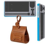 SUPERDANT Leather Cutting Die for Pet Waste Storage Bags Wooden Base Manual Press Die Cutter Tool Crafting Leather Keychain Making Projects Dog Lovers Pet Accessory