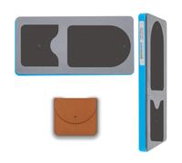 SUPERDANT Leather Wallet Cutting Die Cut Leather Craft Card Holder Die Cutter Small Change Coin Purse Wooden Die Cutter Vintage DIY Art Crafts for Men Women Leather Mini Wallet Making