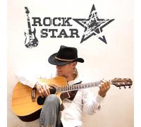 SUPERDANT Music Wall Decals Guitar Rock Star Wall Stickers Wall Vinyl Decor Sticker Bedroom Music Kids Room Decor Nursery Home Art Mural Gift for DIY Classroom Living Room Bedroom Music Studio