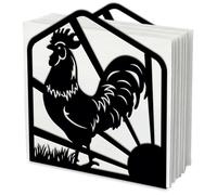 SUPERDANT Napkin Holder for Tables Rooster Iron Napkin Holder Freestanding Napkin Dispenser Tabletop Tissue Stand Rustic Cloth Napkins Holders for Kitchen Farmhouse Restaurants Hotel
