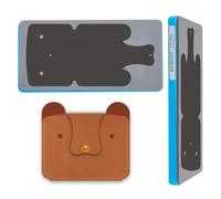 SUPERDANT Puppy Wallet Cutting Dies Cute Animal Design Leather Die Cutter Faux Leather Die Cuts Machine Leather Craft Punch Tool for Jewelry Making DIY Wooden Dies for PVC Card Stock Craft Paper Felt