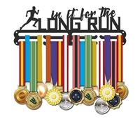 SUPERDANT Running Medal Hanger Display For The Long Run Medal Rack, Non-slip Award Holder Wall Mount Decorative, 40x15cm for Bedroom Livingroom Classroom Study Room