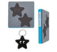 SUPERDANT Star Keychain Leather Die Cute Keychains Decor Wooden Die Cutter Leathers Cutting Dies DIY Art Crafts Leathers Dies Cutter Leather Making for Handmade Gifts for Man Woman