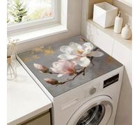 SUPERDANT White Magnolia Washer And Dryer Covers For The Top