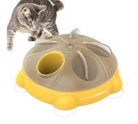 SUPERDESIGN Interactive Cat Toy, Cat Slow Feeder with a 360-degree Rotating Design, Cat Puzzle Toy Stimulate Cats' Instincts, Non-Slip Base Cat Puzzle Feeder Cat Enrichment Toys for Indoor Cats