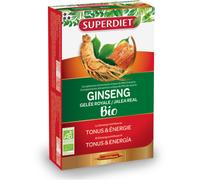 Superdiet Ginseng Royal Jelly Bio 20 ampoules