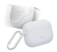 superdivision Palette 16 Colors Compatible with Apple Airpods Pro 2nd/1st Generation Case, Hard & Anti Slip Cover, with Keychain Carabiner 2023/2022/2019 (USB-C/Lightning Cable) (Cement Cosmos)