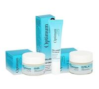 Superdrug Optimum Collagen Day Cream with spf 50 ml, Night Cream 50ml AND Eye Cream 15 ml - BUNDLE set of 3