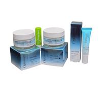 Superdrug Optimum Collagen Day SPF 30 & Night Cream 50mL + Collagen Eye Cream 15 ml, | BUNDLE set of 3 | With Free Aloe Vera Lip Balm