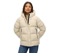 Superdry 5 Baffle Sports Padded Jacket Beige M Women