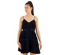 Superdry Alana Lace Trim Sleeveless Short Dress Black L Women