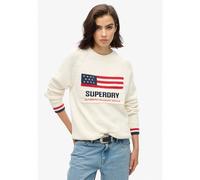 Women's crew-neck sweater Superdry Americana Beige XS