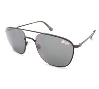 Superdry Archer Metal Sunglasses Dark Matte Blue with Silver Mirror Lenses 006