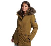 Superdry Womens Ashley Everest Parka Coat - Khaki - Size 8 UK