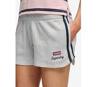 Superdry Ath Ess Waffle Retro Short, Grey, Size 14, Women Grey