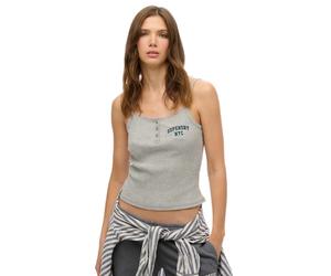 Superdry Athletic Embroider Button Sleeveless T-shirt