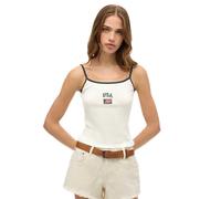 Superdry Athletic Essential Cami Sleeveless T-shirt White L Women