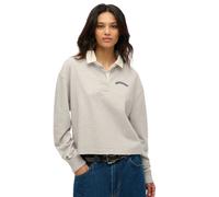 Women's long-sleeved polo shirt Superdry Athletic Essentials Graphic Gris XL