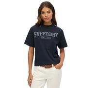 Women's oversized T-shirt Superdry Athletic Essentials Bleu S