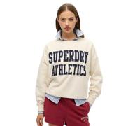 Superdry Ath Ess Relaxed Applique Sweatshirt Beige L Women