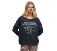 Sweatshirt woman Superdry Athletic Essentials Bleu TU