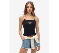 Superdry Athletic Essentials Cami Top - Blue, Blue, Size 12, Women Blue