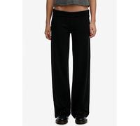 Superdry Athletic Essentials Fold Over Joggers, Black, Size 10, Women Black