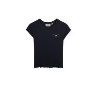 Superdry Athletic Essentials Women's Slub Graphic T-Shirt, Dark Navy Blue, 18