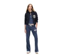Superdry, Athletic Low Rise Flare Jogger, W7011094A, Mariner Navy, 14, Woman, Boy