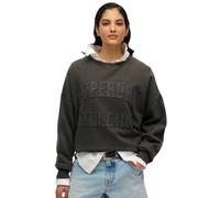 Superdry Womens Athletic Essentials Tonal Applique Crew Sweatshirt