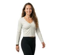 Superdry Athletics Essentials Gathered Long Sleeve T-shirt White XS Woman