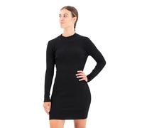 Superdry Backless Bodycon Long Sleeve Short Dress Black L Women