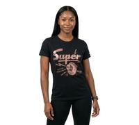 Women's fitted T-shirt Superdry Band Merch Noir L