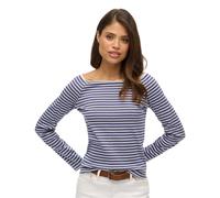 Women's off-the-shoulder long sleeve t-shirt Superdry Bardot Blanc XS
