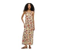 Superdry Beach Cami Sleeveless Long Dress Beige L Woman