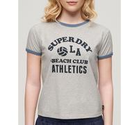 Superdry Beach Graphic Fitted Ringer Short Sleeve T-shirt XL