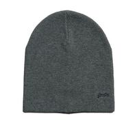 Superdry Beanie Hat Knitted Ribbed Cotton Black Navy Blue Grey Khaki Red