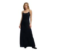 Superdry Bias Cut Maxi Slip Sleeveless Long Dress Black 2XS Woman