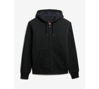 Superdry Borg Lined Full Zip Sweatshirt Black M Men
