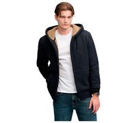 Superdry - Borg Lined Zip Hoodie Eclipse Navy - M - Sweatshirt